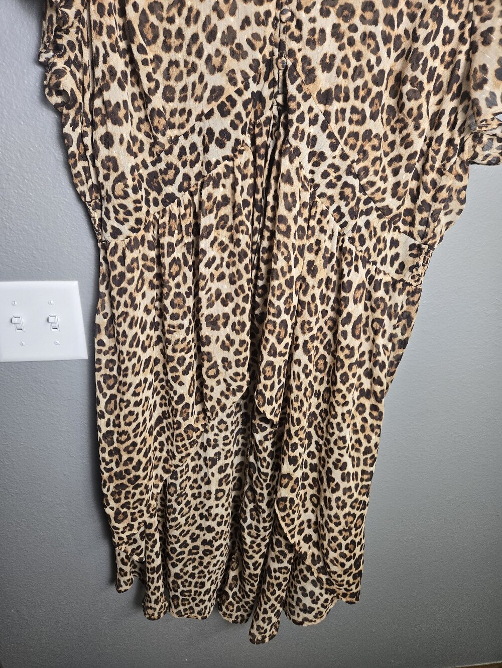 Torrid Leopard Print Sheer Dress Size 3X - Picture 2 of 16